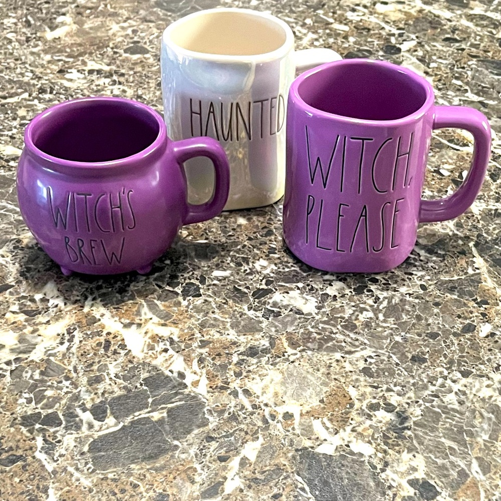 Set of 3 Rae Dunn Halloween Mugs